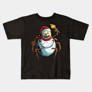 Angry snowman Kids T-Shirt